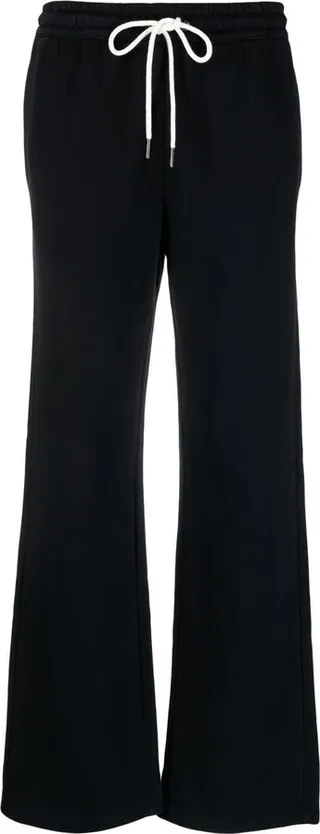 Logo-Embroidered Straight Track Pants