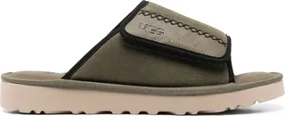 Goldencoast suede slides