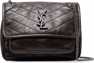 Niki logo plaque shoulder bag