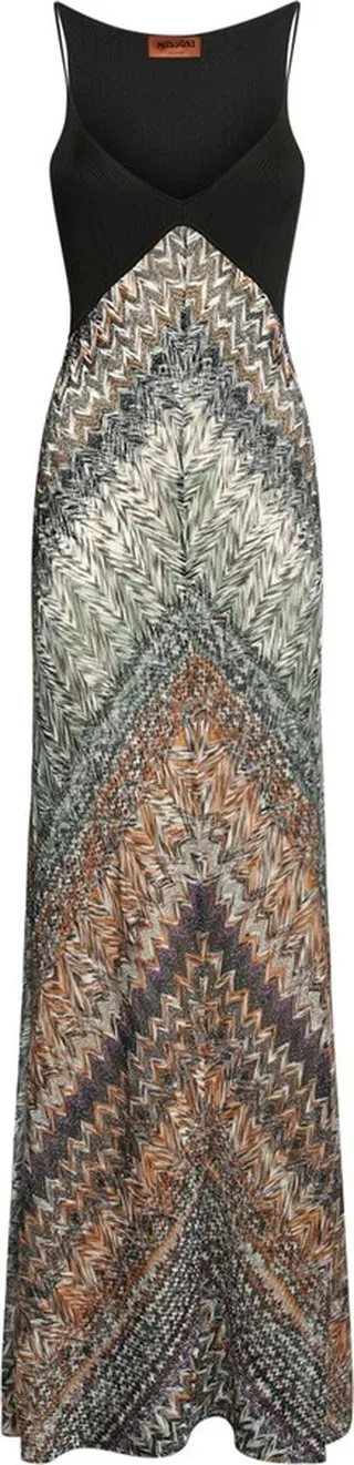 Raschel tech long dress