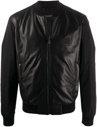 Leather Panel Jacket