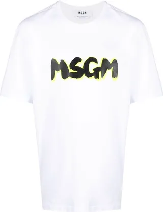 logo-print T-shirt