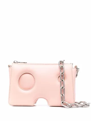 Burrow-20 leather shoulder bag