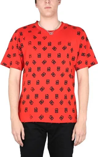 T-shirt With All Over Logo