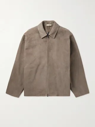Eternal Suede Zip-Up Jacket