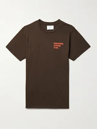 Logo-Print Cotton-Blend Jersey T-Shirt