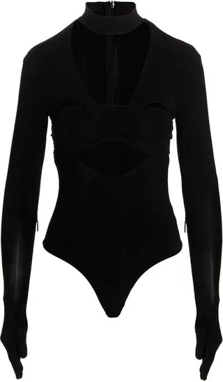 Ambush Heart Shaped Gloves Long-Sleeved Bodysuit