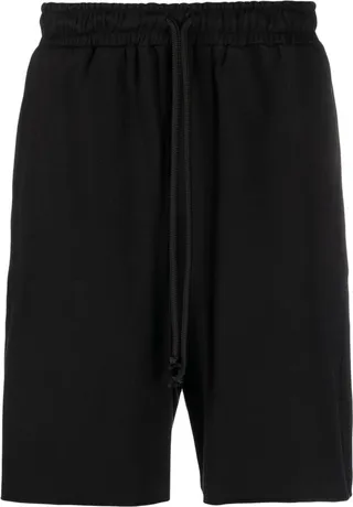 Stretch-Cotton Track Shorts