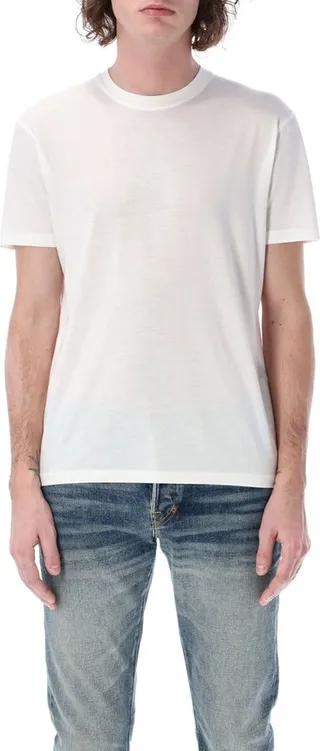 Tom Ford Short Sleeved Straight Hem T-Shirt