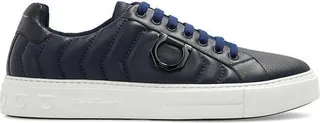 Salvatore Ferragamo Gancini Quilted Low-Top Sneakers