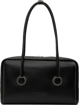 Marge Sherwood Black Soft Boston Bag