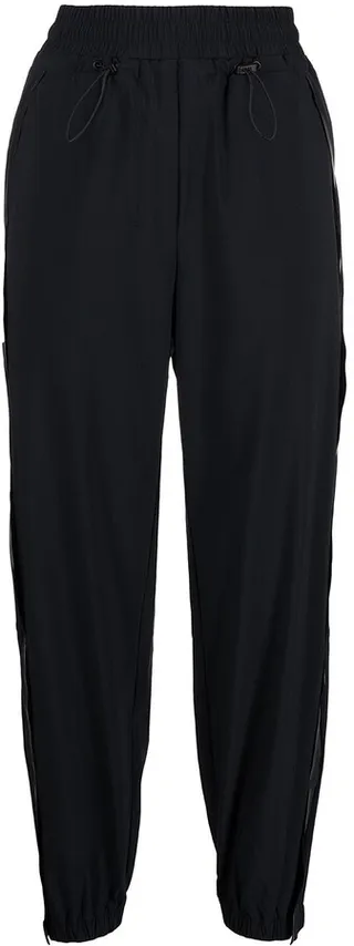 Track-less cropped track pants