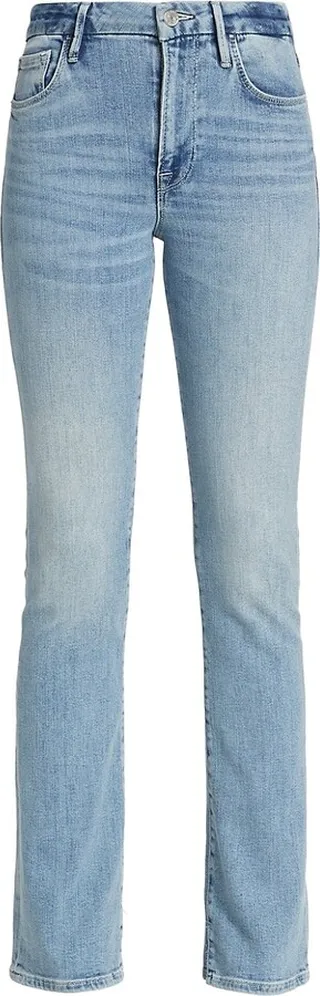 Le Mini High-Rise Stretch Boot-Cut Jeans