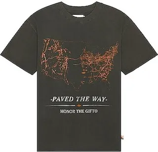 Honor The Gift Pave the Way Tee in Charcoal