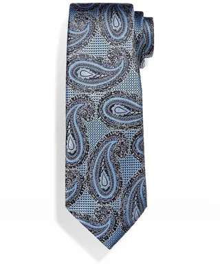 Men's Silk Paisley Tie