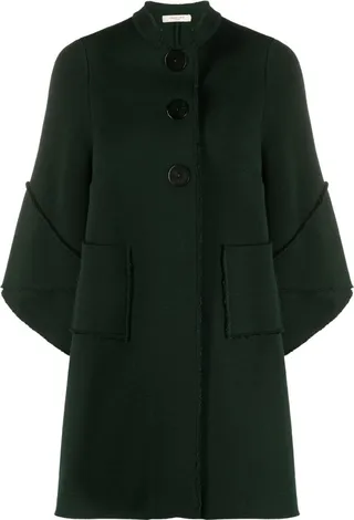 Single-Breasted Button Coat