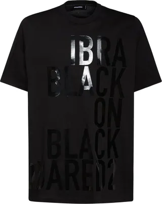 Ibra printed cotton jersey t-shirt
