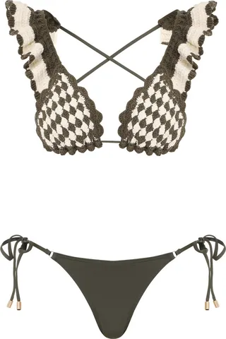 Devi Crochet Triangle Bikini