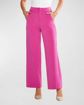 Work It High-Rise Wide-Leg Trousers