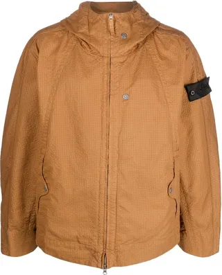 Strap Textured Bomber Jacket