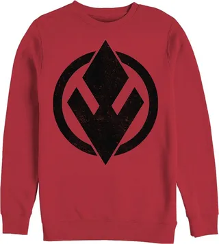 Men's Star Wars: The Rise of Skywalker Sith Trooper Logo Sweatshirt - Red - Small