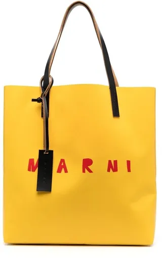 Tonal Logo-Print Tote Bag