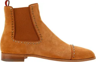 Christian Louboutin Chelsea Cloo Embellished Ankle Boots