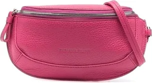 Debossed-Logo Leather Bag