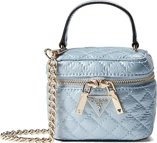 GUESS Spark Mini Cannister (Powder Blue) Handbags