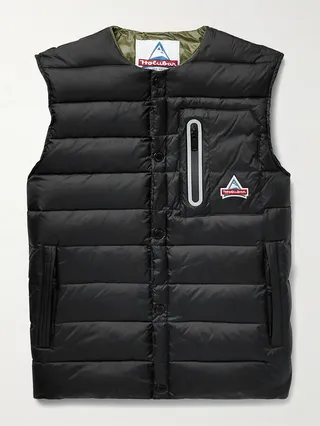 Slim-Fit Quilted Padded Down Shell Vest