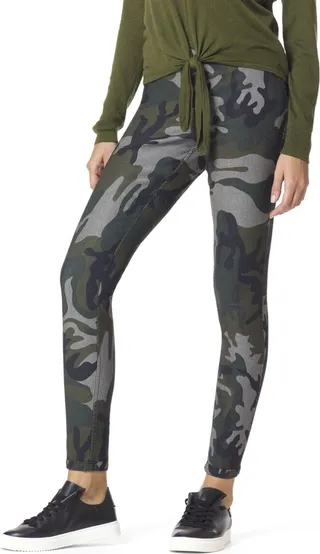 Hue Women's Reversible Denim High Rise Leggings