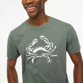 J.Crew Factory Men's Crab Graphic Tee