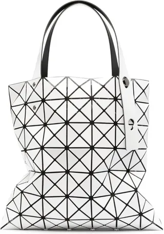 Geometric-Panelled Tote Bag