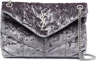 small Puffer velvet shoulder bag