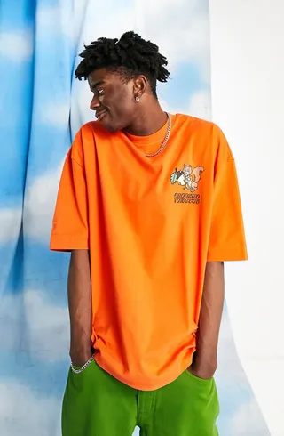 Crooked Tongues Oversize Graphic Tee