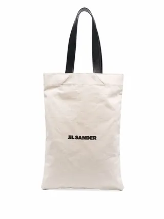 Large Logo-Print Tote Bag