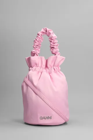 Hand Bag In Rose-pink Polyester