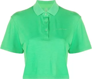 Birdie cropped polo shirt