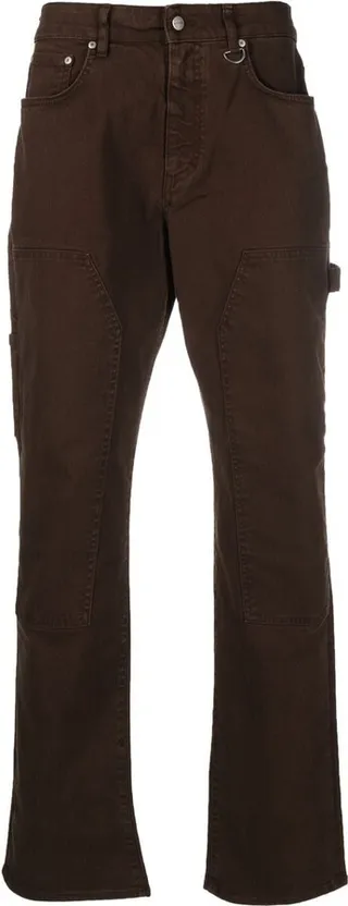 Straight-Legged Cargo Trousers