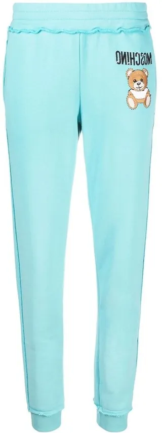 Teddy Bear-Print Track Pants