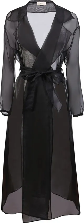 Trench Coat In Silk
