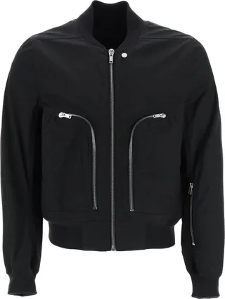Rick Owens Zipped Bomber Jacket