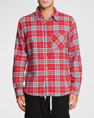 Men's Plaid Work Shirt