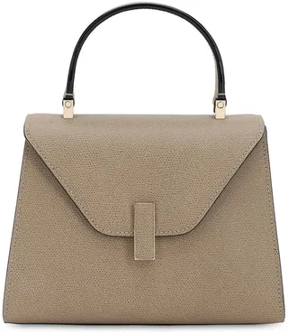 Mini Iside grained leather bag