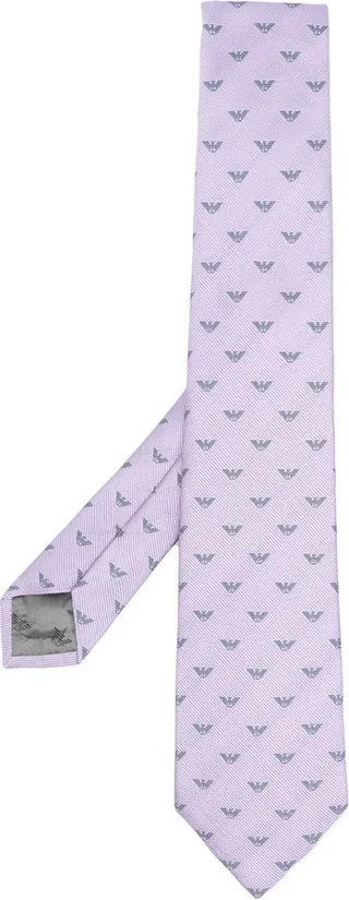 Monogram-Jacquard Silk Tie