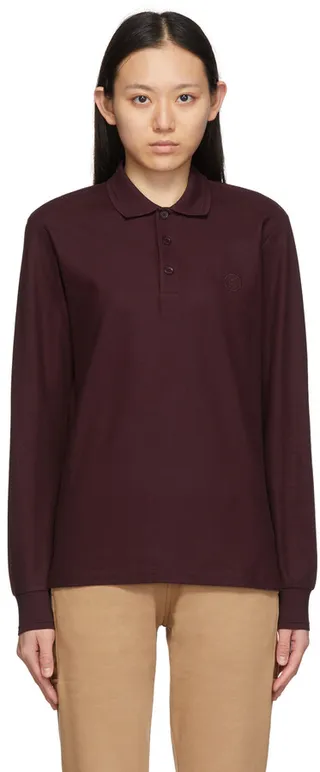 Burberry Piqué Logo Polo
