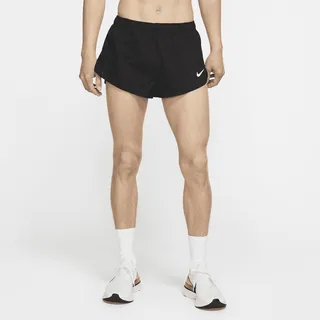 Nike Men's Dri-FIT Fast 2" Brief-Lined Racing Shorts in Black