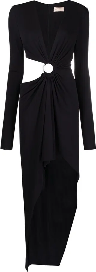 Cut-Out Detail Long Dress