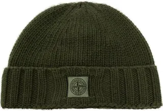 Stone Island Logo Patch Beanie