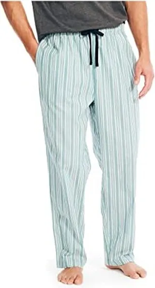 Nautica Men's Striped Poplin Sleep Pant